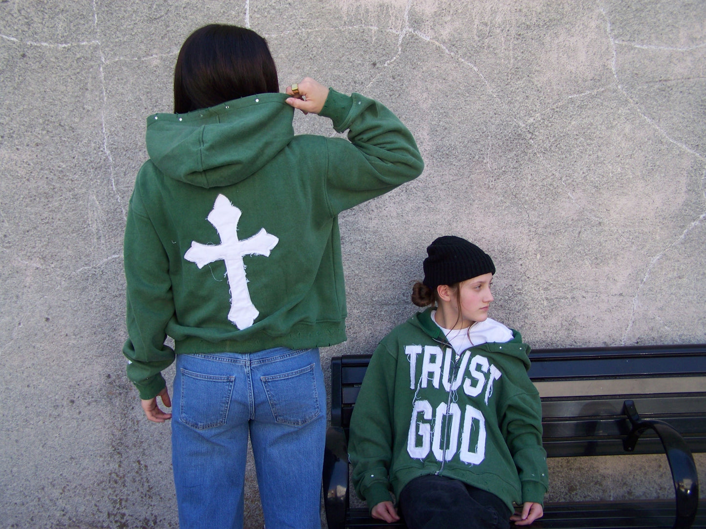 TRUST GOD Zip-up Hoodie
