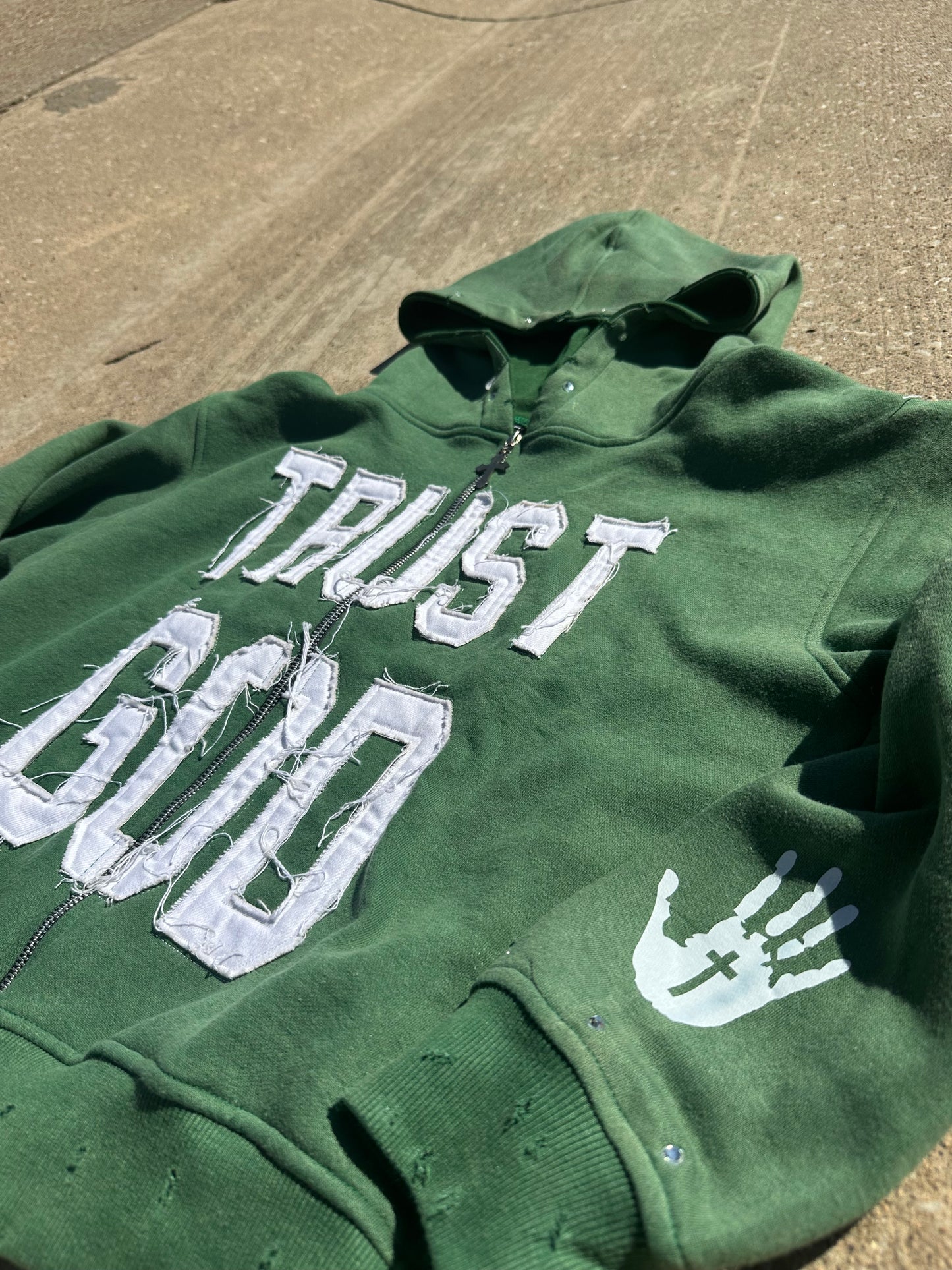 TRUST GOD Zip-up Hoodie