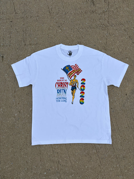 Christ Run Oversized Shirt