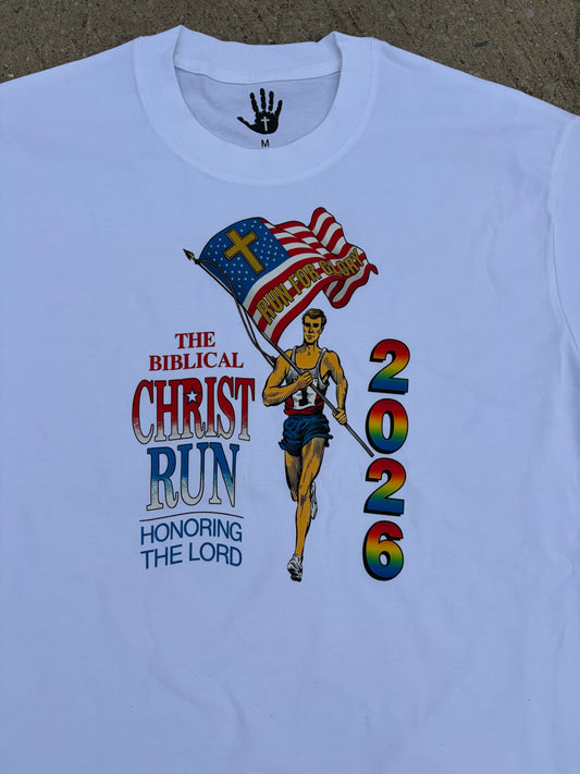 Christ Run Oversized Shirt