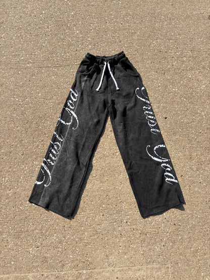 Trust God Sweatpants (Rhinestone)
